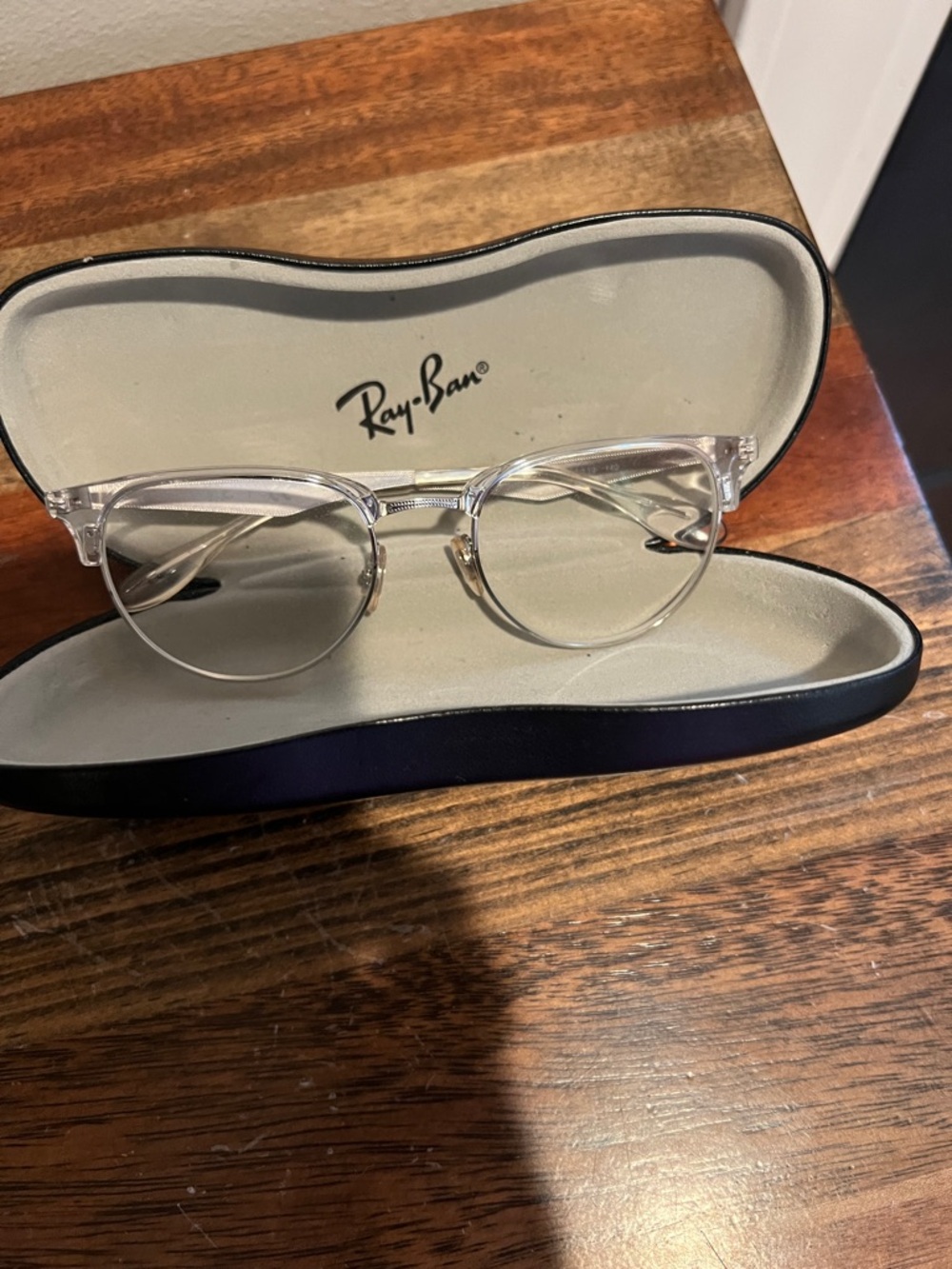 Ray-Ban Clear Frame Eyeglasses with Ray-Ban RX6396